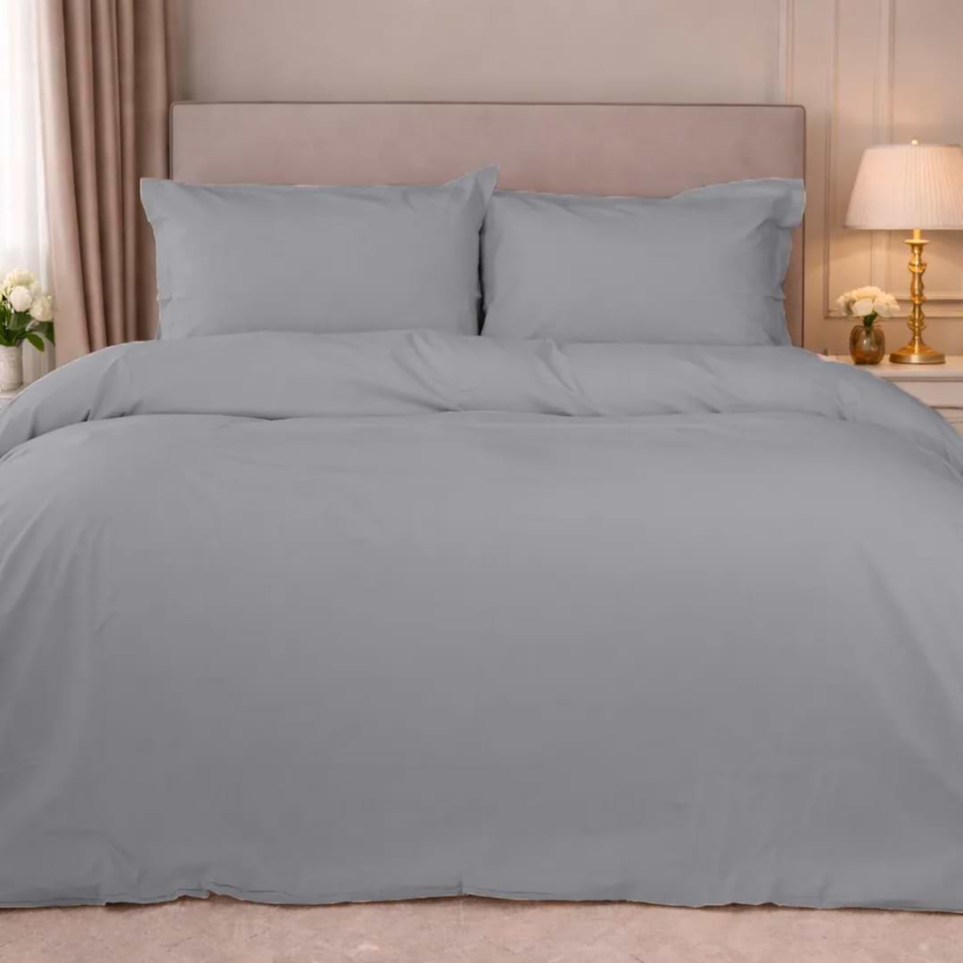 Фото - Комплект постельного белья детский MirSon Poplin Line 056 Smoky 110 x 140 см (2200006277361)