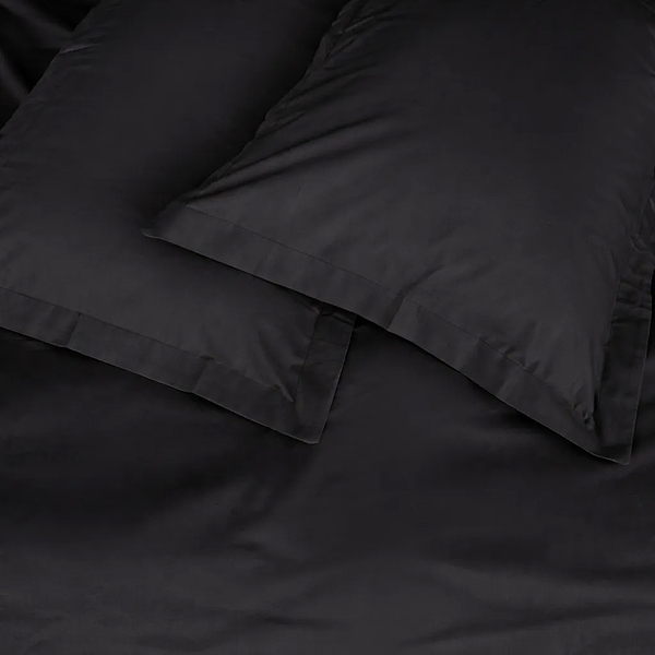 Фото - Комплект постільної білизни MirSon Poplin Line 099 Black 2 x 143 x 210 см (2200006279815)