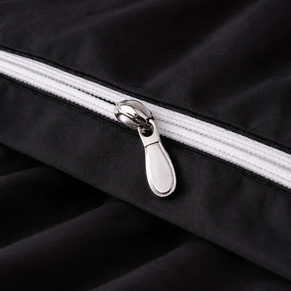 Фото - Комплект постельного белья детский MirSon Poplin Line 099 Black 110 x 140 см (2200006277378)