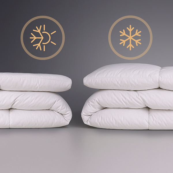 Фото - Одеяло демисезонное полуторное MirSon пуховое Raffaello 051 140x205 см (2200000003911)