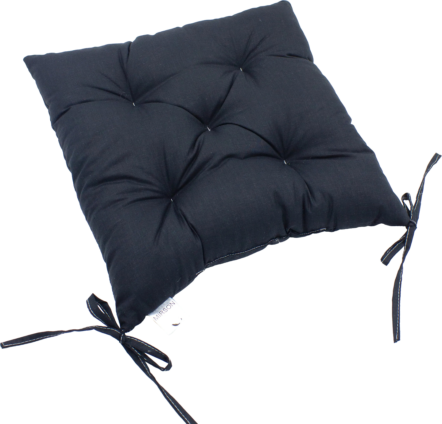 Подушка для стільця MirSon Ranforce Elite 16-9000 Black Stone 50х50 см (2200006276098)