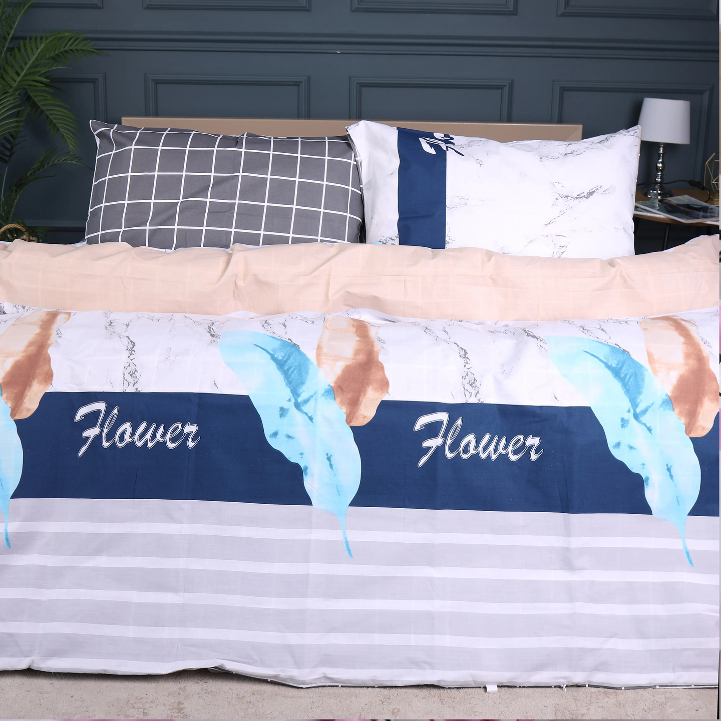 Комплект постільної білизни MirSon Бязь Ranforce Elite 17-0084 Adrienn 143х210 см (2200004669755)