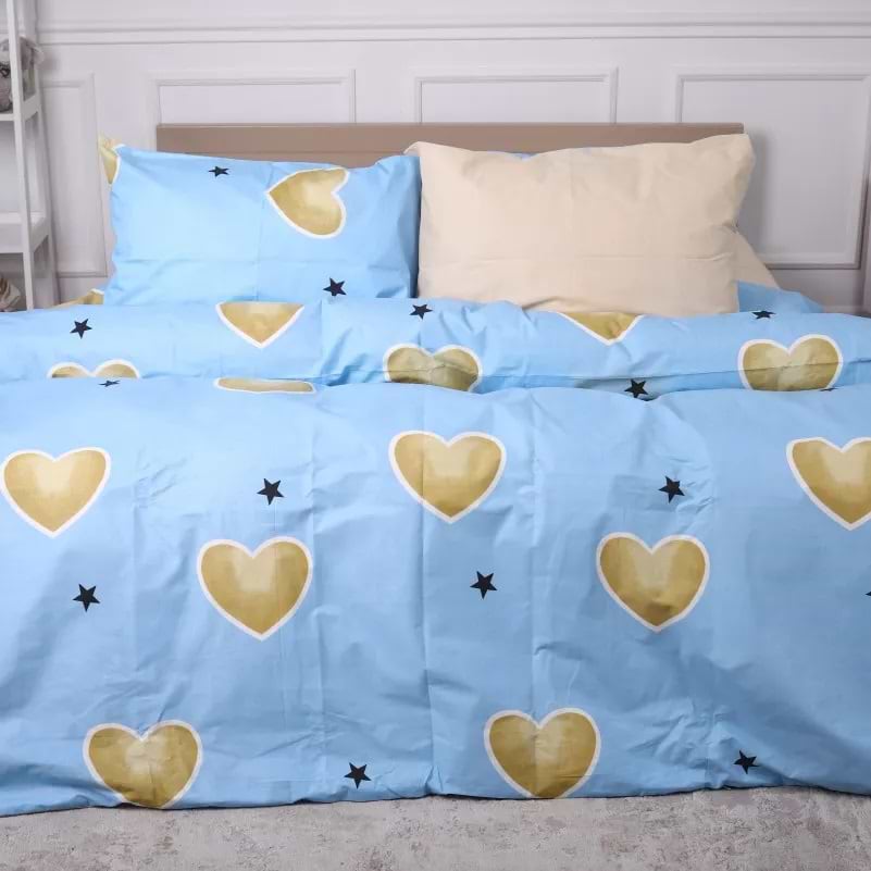 Комплект постельного белья детский MirSon Бязь Ranforce Elite 17-0463 Love stories 110х140 (2200004664163)