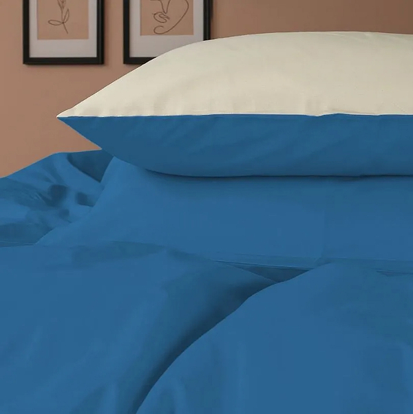 Фото - Комплект постільної білизни MirSon Бязь Ranforce Elite Camillo (12-0712 + 17-4735) 143х210 (2200004669588)