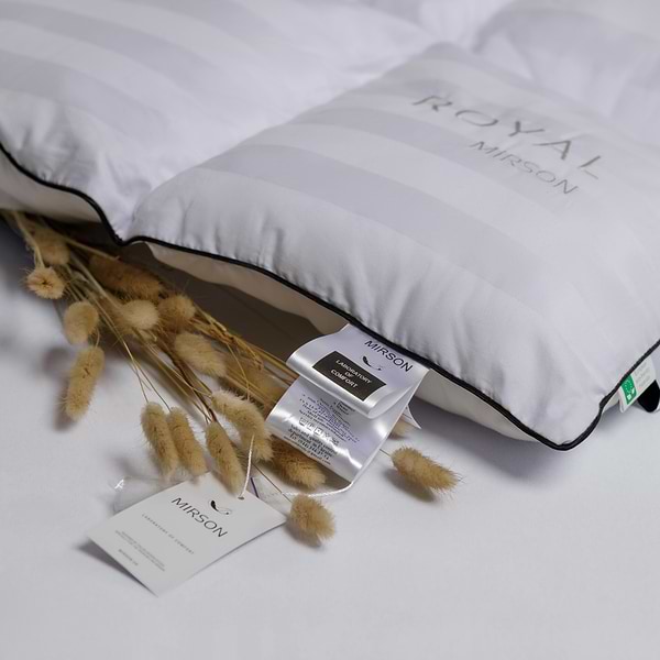 Фото - Одеяло зимнее полуторное MirSon пуховое Royal Pearl 036 155x215 см (2200000003782)