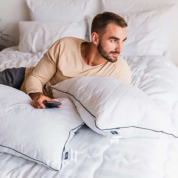 Фото - Подушка стандартная MirSon Royal Pearl 0537 средняя 60х60 см (2200000135308)