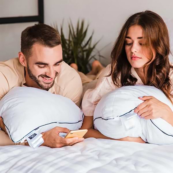 Фото - Подушка стандартна MirSon вовняна 1218 Royal Pearl Premium М'яка 50х70 см (2200001517714)