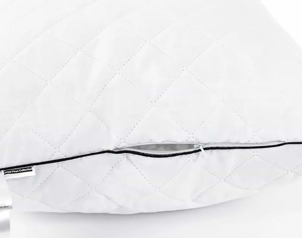 Фото - Подушка стандартна MirSon вовняна 1218 Royal Pearl Premium М'яка 50х70 см (2200001517714)