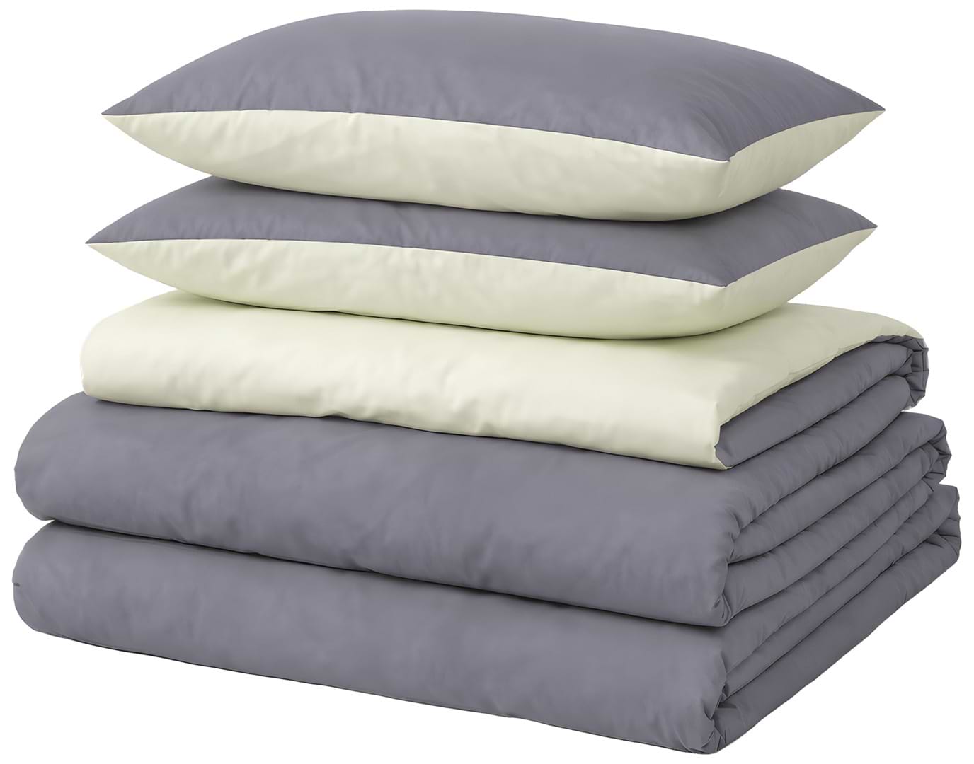 Комплект постельного белья MirSon Sajazarra (12-0525 + 19-0000) Mikrosatin Premium Двухсторонний 2х143x210 см (2200007248933)