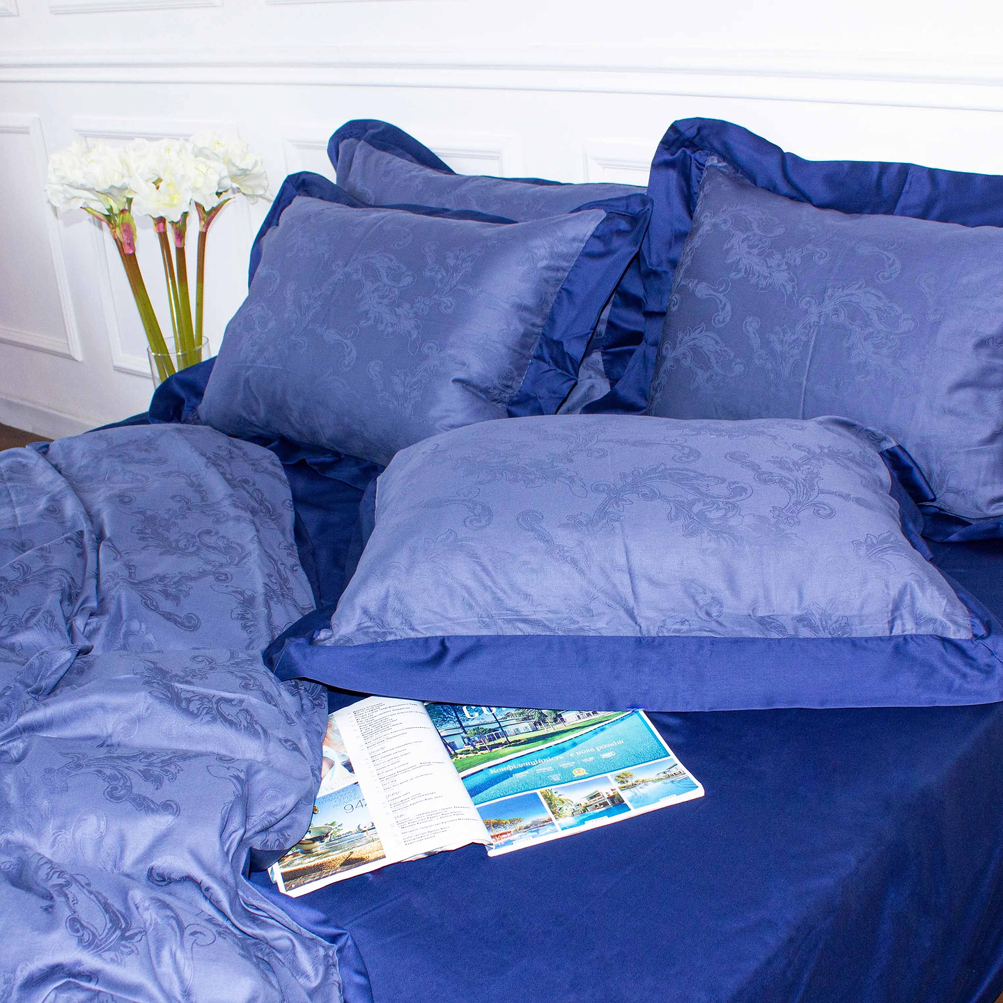 Комплект постільної білизни MirSon Satin Raging sea 143х210х2 (2200005395967)