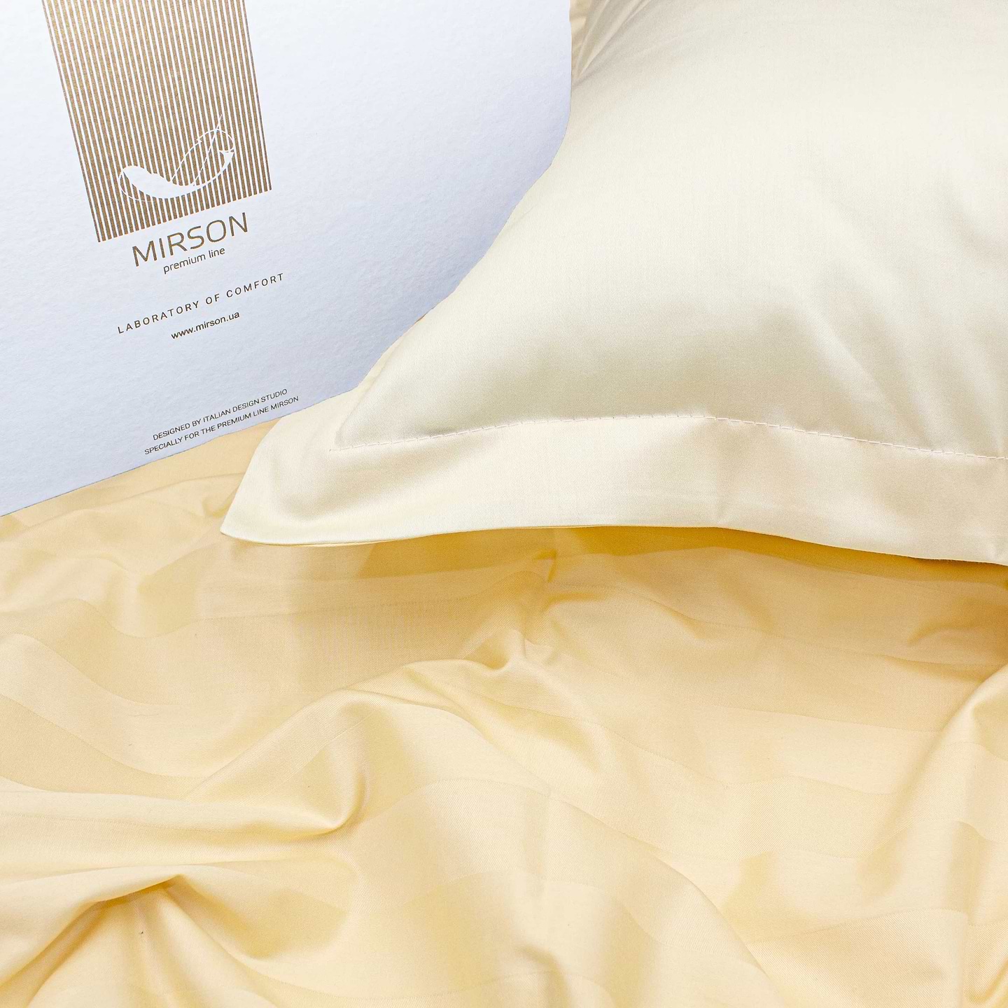Комплект постільної білизни MirSon Сатин Silvian Duet 175х210 (2200001435421)