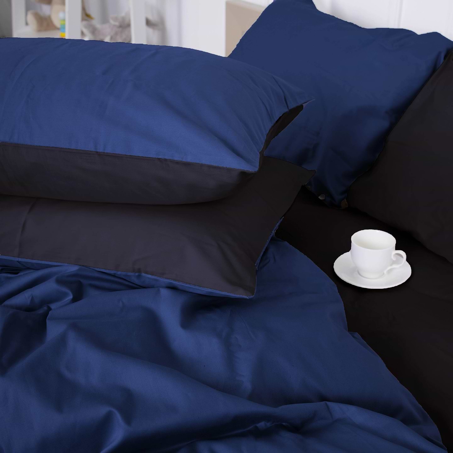 Комплект постільної білизни MirSon King Size 4052+0055 Storm 220х240 (2200001169753)