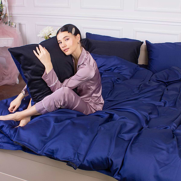 Фото - Комплект постільної білизни MirSon King Size 4052+0055 Storm 220х240 (2200001169753)