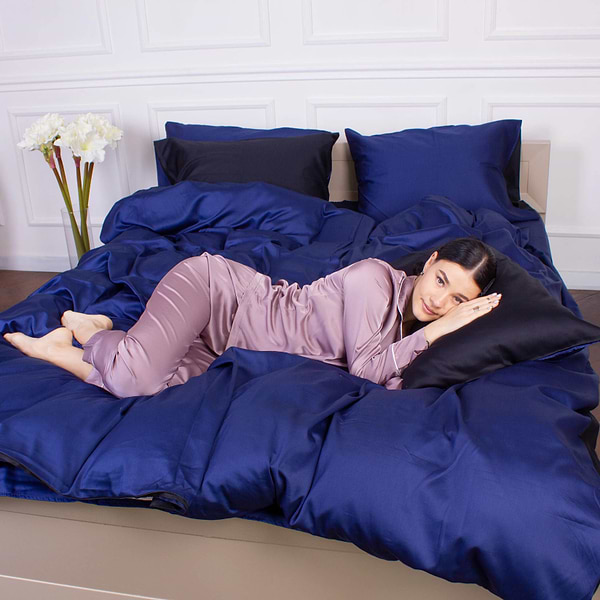 Фото - Комплект постільної білизни MirSon King Size 4052+0055 Storm 220х240 (2200001169753)