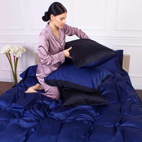 Фото - Комплект постільної білизни MirSon King Size 4052+0055 Storm 220х240 (2200001169753)