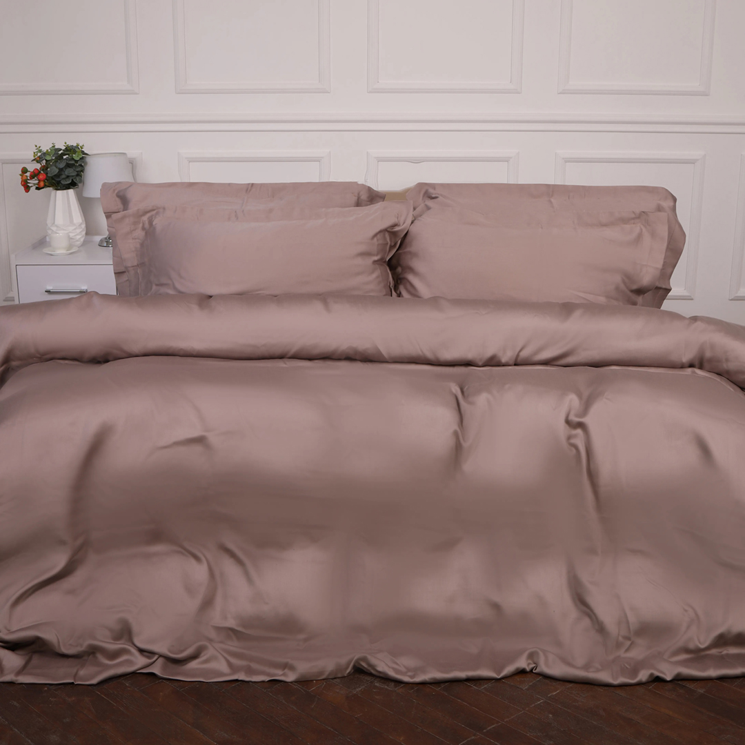 Простынь односпальная MirSon 70x130 см №08 Beige Tencel (2200009637544)