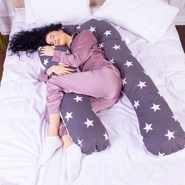 Фото - Подушка для будущих мам MirSon U-образная № 8010 Naturale Line Print Berto (2200006178293)