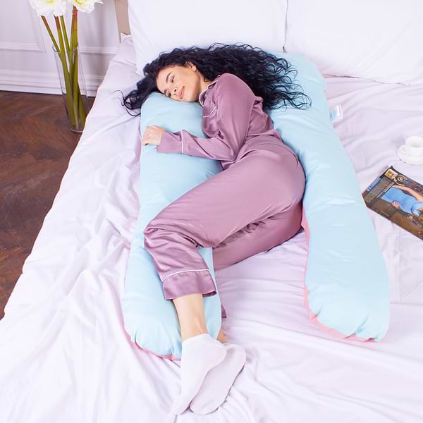 Фото - Подушка для будущих мам MirSon U-образная № 8016 Eco Line Dusty Rose (2200006178415)