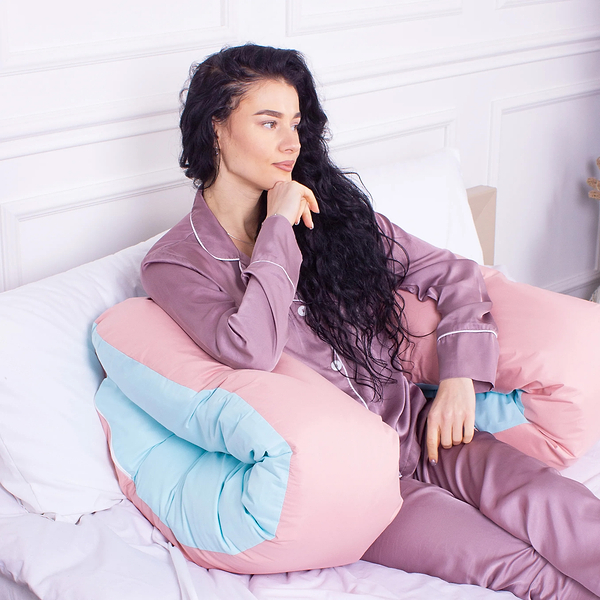 Фото - Подушка для будущих мам MirSon U-образная № 8016 Eco Line Dusty Rose (2200006178415)