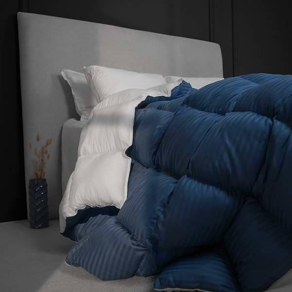 Фото - Ковдра демісезонна полуторна MirSon 
пухова Valentino 031 140х205 см (2200000003904)