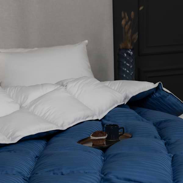 Фото - Ковдра демісезонна полуторна MirSon 
пухова Valentino 031 140х205 см (2200000003904)