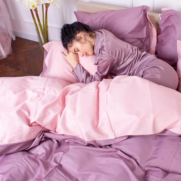 Фото - Комплект постельного белья MirSon Violet 0199+0231 143х210 (2200000687166)