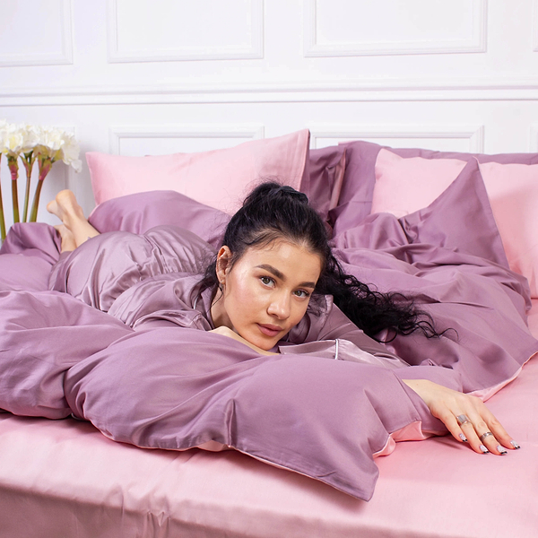 Фото - Комплект постельного белья MirSon Violet 0199+0231 143х210 (2200000687166)