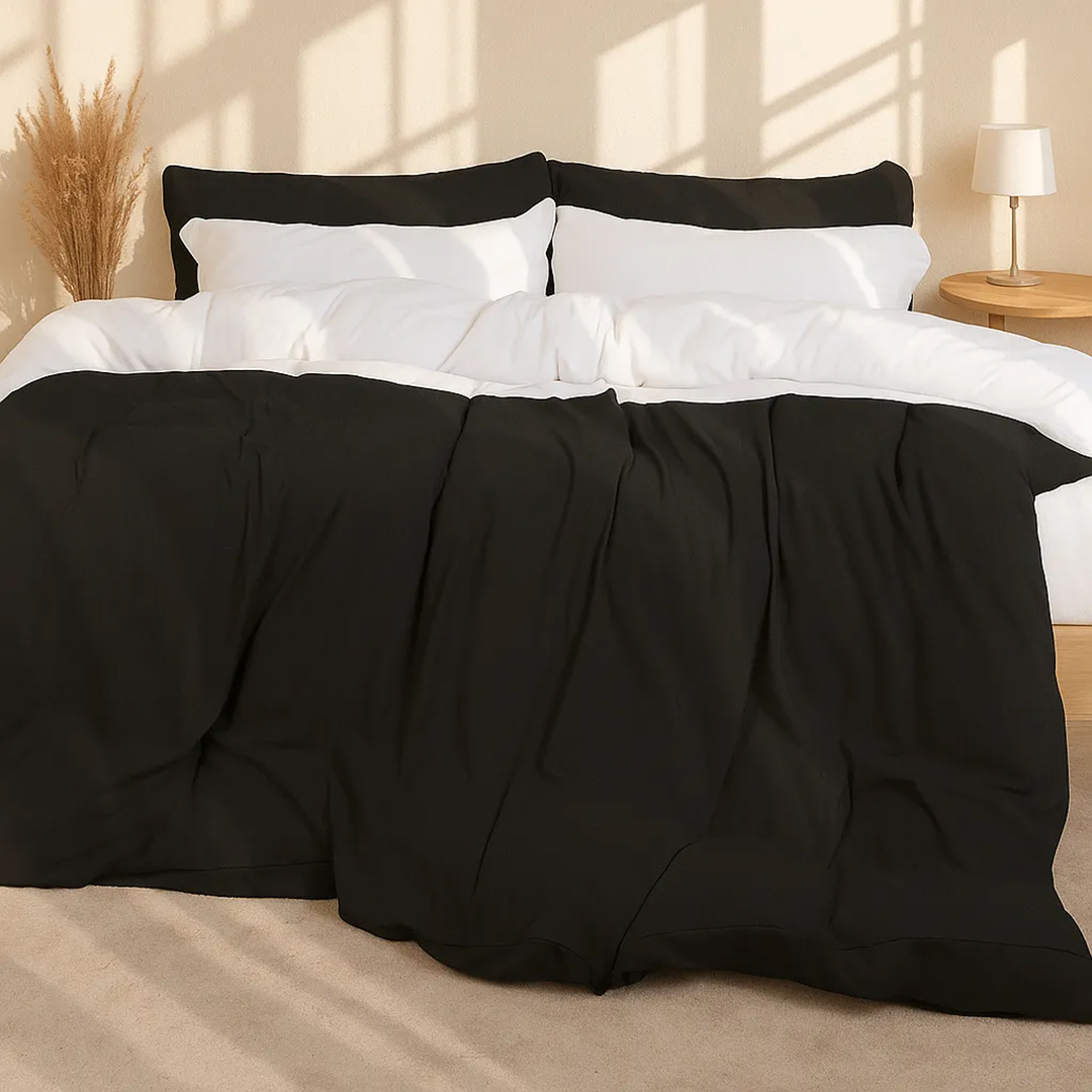 Комплект постельного белья MirSon Winter Frost 28-0001+28-0007 Oxalis Velvet 2х143х210 (2200004005058)