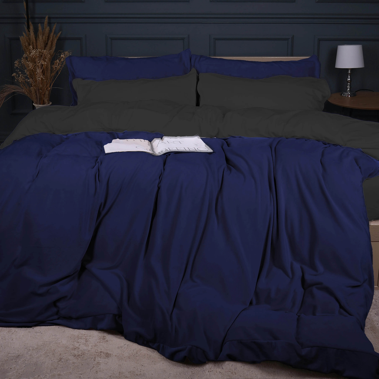 Комплект постельного белья MirSon Winter Frost 28-0005 + 28-0006 Tagetes Velvet 2х143х210 (2200004007854)