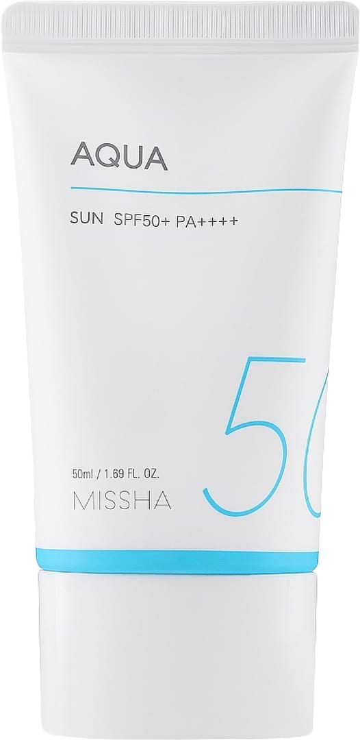 Фото - Крем для обличчя Missha All Around Safe Block Aqua Sun SPF50+/PA++++ (8809747942121)