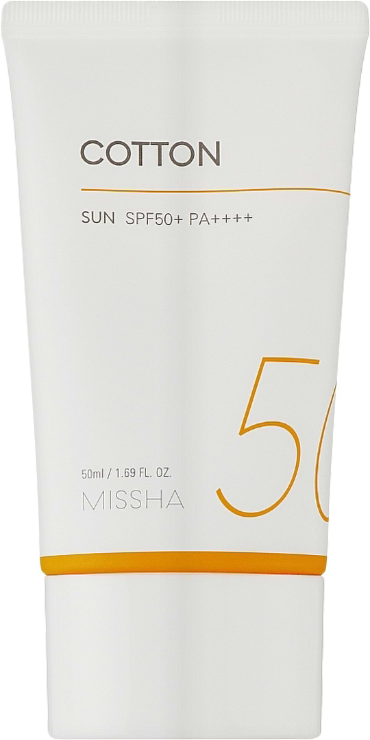 Фото - Крем для лица Missha All Around Safe Block Cotton Sun SPF50+/PA++++ (8809747942138)