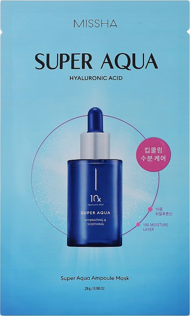 Маска для обличчя Missha Super Aqua 28 г (8809747944064)