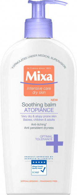 Фото - Крем для тіла Mixa бальзам увлажняющ.і заспокійливо. д/дорослих і дітей 400 мл Фото - Крем для тіла Mixa бальзам увлажняющ.і заспокійливо. д/дорослих і дітей 400 мл