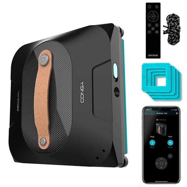 Фото - Пылесос оконный Cecotec Conga Windroid 1390 Double Spray Connected (A01_EU01_100141)