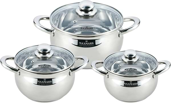 Фото - Набір посуду Maxmark MK-APP7506G 6 пр.