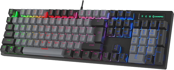 Фото - Клавиатура проводная игровая GamePro LED USB (MK105B)