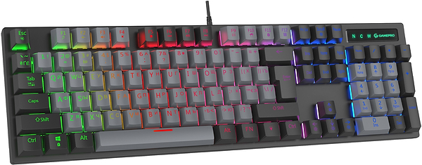 Фото - Клавиатура проводная игровая GamePro LED USB (MK105B)