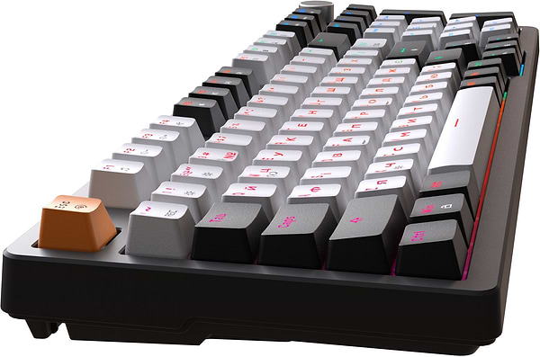 Фото - Клавиатура проводная игровая GamePro MK170B Hot-Swap Red Swich RGB Black (MK170B)