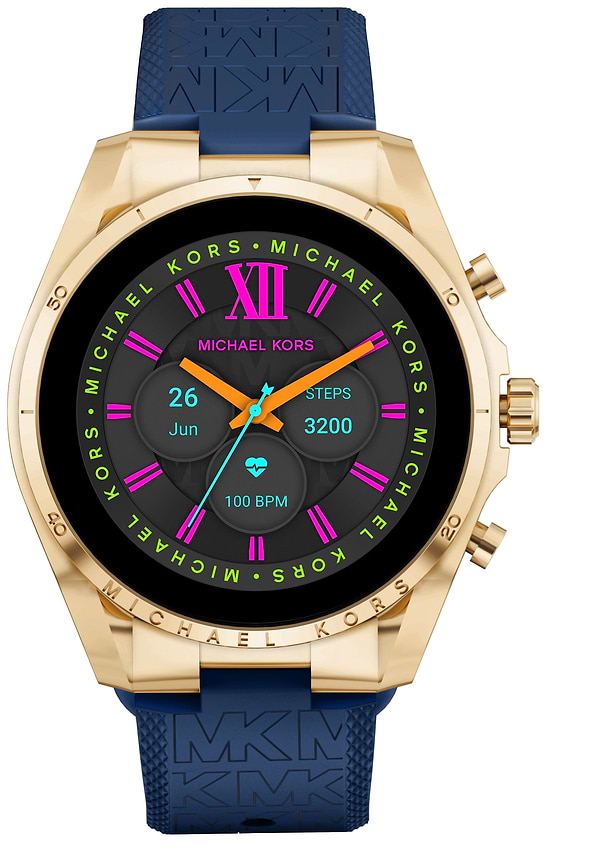 Фото - Уценка - Смарт-часы Michael Kors Gen 6 Bradshaw Navy Silicone (MKT5152)