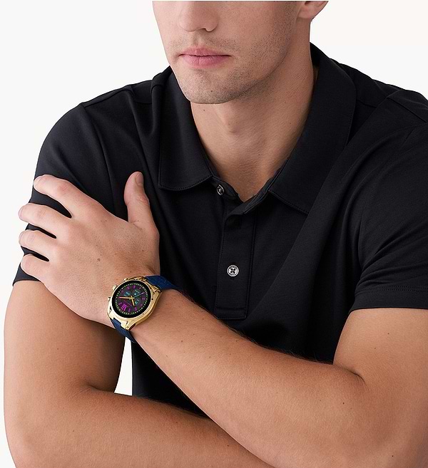 Фото - Уценка - Смарт-часы Michael Kors Gen 6 Bradshaw Navy Silicone (MKT5152)