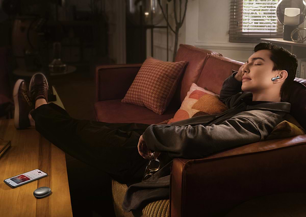 Фото - Навушники вкладиші бездротові TWS Huawei FreeBuds 5 Silver Frost