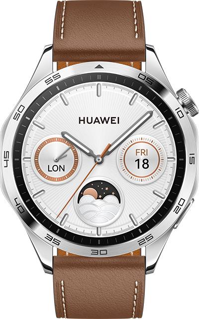 Фото - Смарт-годинник Huawei Watch GT 4 46mm Classic Brown Leather