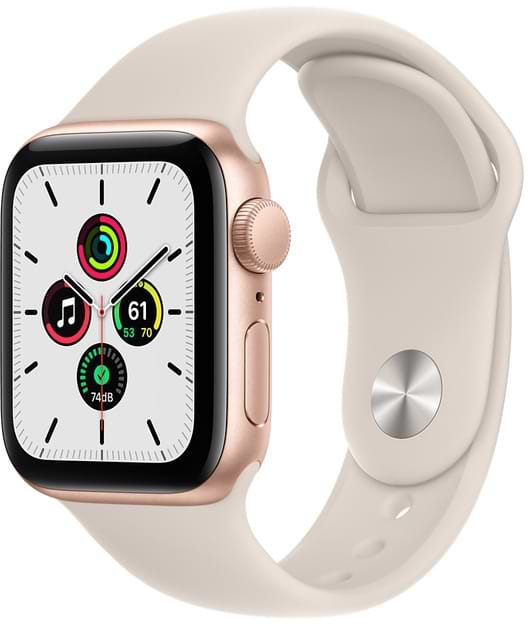 Фото - Смарт-часы Apple Watch SE 40mm Gold Aluminium Case with Starlight Sport Band