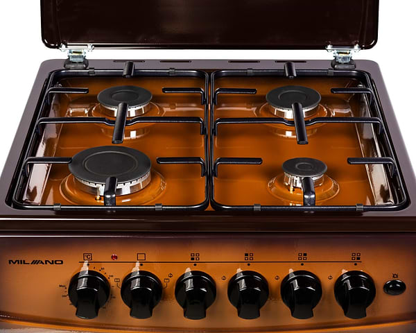 Фото - Уценка - Плита газовая Milano ML50 E40+коричневая