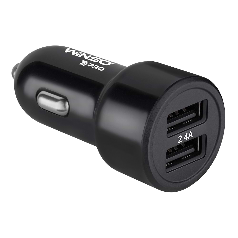 Автомобильное зарядное устройство Winso PRO 12W 2xUSB-A (222012)