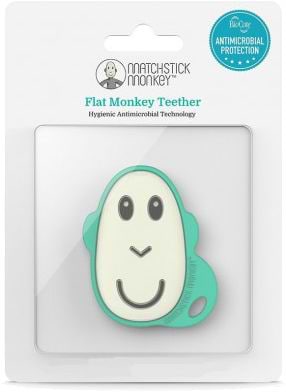 Фото - Прорезыватель Matchstick Monkey Обезьянка, зелёный 8 см Bio Cote (MM-FMT-001)
