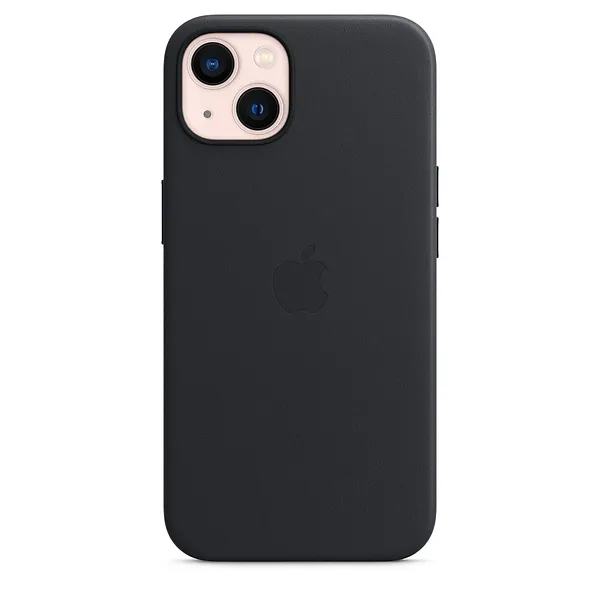 Фото - Чехол для смартфона Apple iPhone 13 Leather Case with MagSafe - Midnight (MM183)