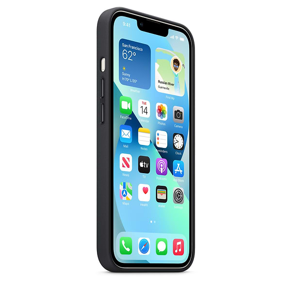 Фото - Чехол для смартфона Apple iPhone 13 Leather Case with MagSafe - Midnight (MM183)