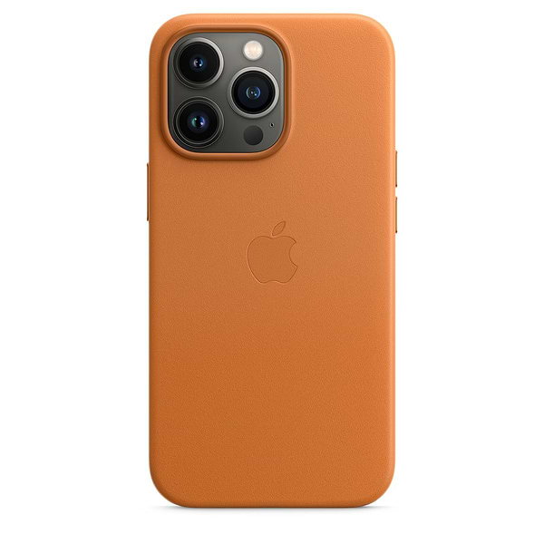 Фото - Чехол для смартфона Apple iPhone 13 Pro Leather Case with MagSafe - Golden Brown (MM193)