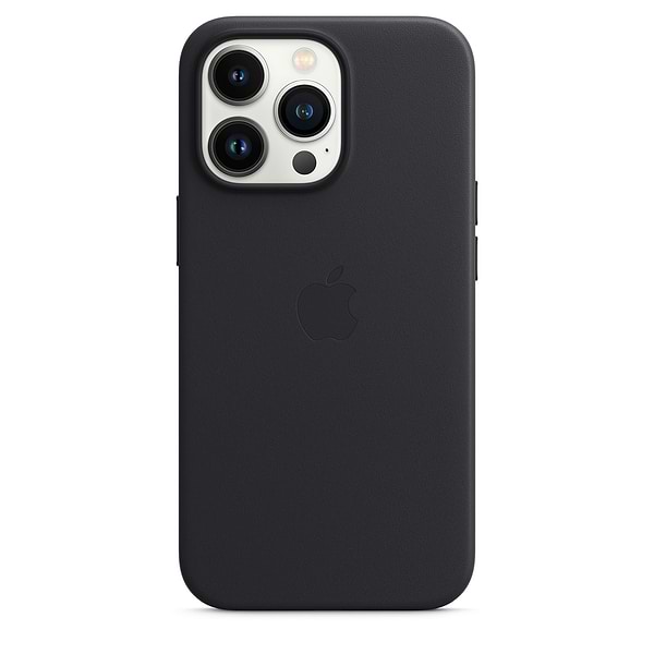 Фото - Чохол для смартфону Apple iPhone 13 Pro Max Leather Case with MagSafe - Midnight (MM1R3)